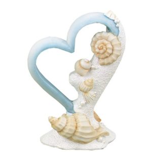 11-heart-seashells-beach-wedding-cake-topper-300x300 Beach Wedding Cake Toppers & Nautical Cake Toppers
