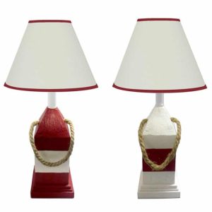 11-red-themed-wooden-buoy-table-lamps-2-300x300 Nautical Themed Lamps