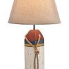 Wood Buoy Nautical Table Lamp