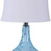 Waterstone Blue Bubble Glass Table Lamp