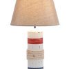 Deco 79 Wood Buoy Nautical Table Lamp