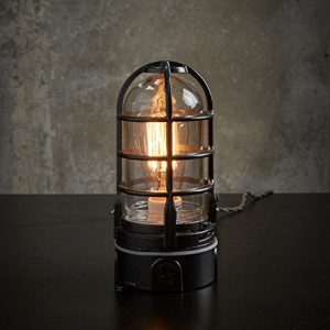 Vapor Touch Nautical Themed Caged Lamp