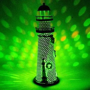Nautical Ocean Color Changing Lighthouse Night Light