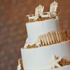 Wood Adirondack Chairs Beach Wedding Cake Topper