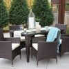 All Weather Outdoor Wicker Dining Set