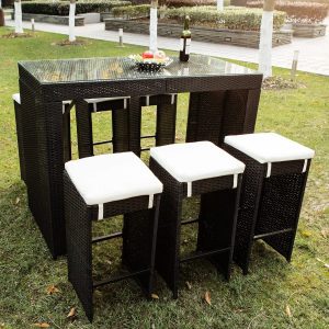 7b-merax-high-top-barstool-wicker-dining-set-300x300 Best Outdoor Wicker Patio Furniture