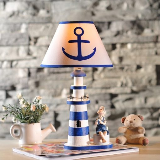 Nautical Anchor Lighthouse Table Lamp
