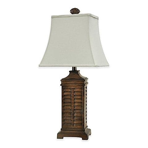 coastal-shutter-table-lamp-in-teak Best Coastal Themed Lamps