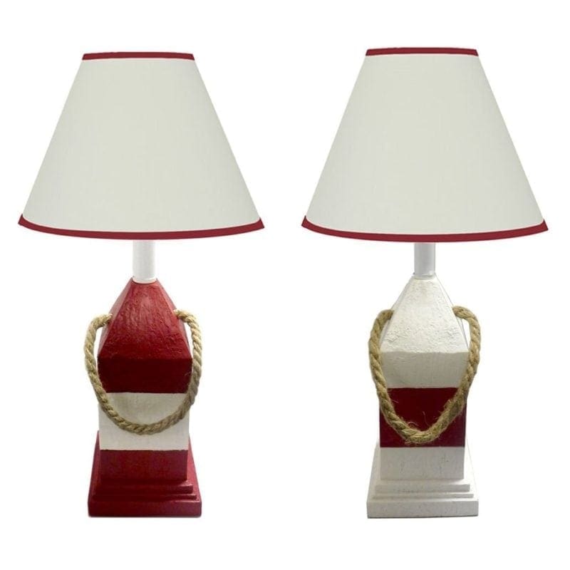 set-of-2-red-buoy-table-lamps-800x800 Best Coastal Themed Lamps