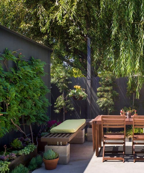 traditional-patio-1-1 Indoor & Outdoor Teak Benches