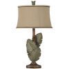 Frankfield Palm Leaves Tropical Table Lamp