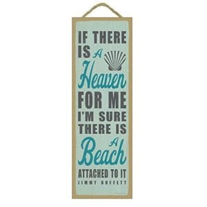 if-there-is-a-heaven-it-has-a-beach-wooden-sign-jimmy-buffet-300x300 Wooden Beach Signs & Coastal Wood Signs
