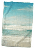 beach-scene-hand-towel Beach Kitchen Decor and Coastal Kitchen Decor