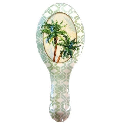 tropical-palm-tree-spoon-rest Beach Spoon Rests & Nautical Spoon Rests