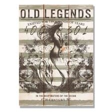 old-legends-vintage-mermaid-advertisement Mermaid Wall Art and Mermaid Wall Decor