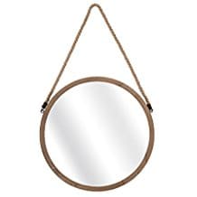 Best Rope Mirrors Hanging, 24 Inch Round Mirror With Rope