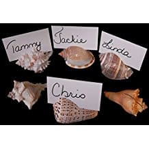seashell-place-card-holders-favors Nautical Wedding Favors
