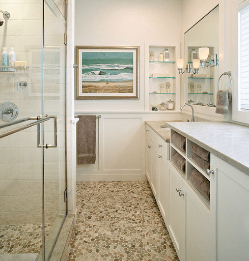 Amagansett-Beach-Retreat-by-Kitchens-and-Baths-Linda-Burkhardt 101 Beach Themed Bathroom Ideas