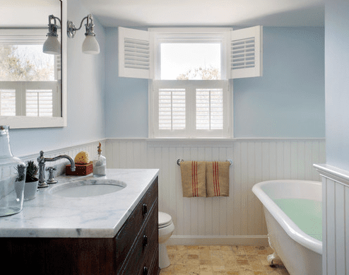 Cape-Cod-Renovation-by-Kelly-McGuilll-Home 101 Beach Themed Bathroom Ideas