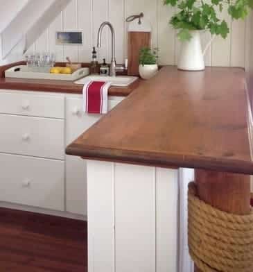 Cottage-Boathouse-Kitchenette-by-Carol-Reed-Interior-Design-Inc 101 Beautiful Beach Cottage Kitchens
