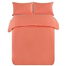 honeymoon-lightweight-coral-duvet-cover-set Coral Bedding Sets and Coral Comforters