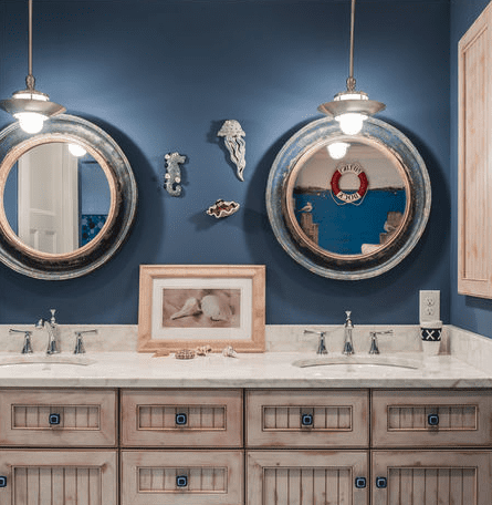 Beautiful-by-the-Sea-by-Town-and-Country-Kitchen-and-Bath Nautical Bathroom Lighting & Beach Bathroom Lighting
