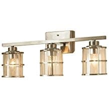 allen-and-roth-brushed-nickel-nautical-bathroom-lighting Nautical Bathroom Lighting & Beach Bathroom Lighting