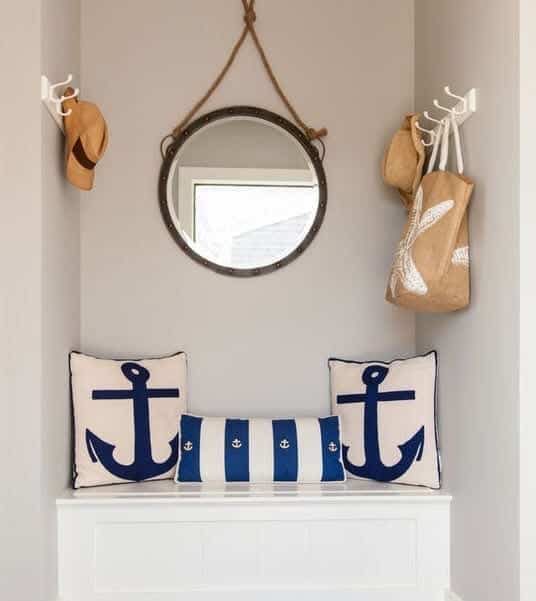 Entry-Design-by-Pastiche-of-Cape-Cod-Inc. Anchor Decor & Nautical Anchor Decorations