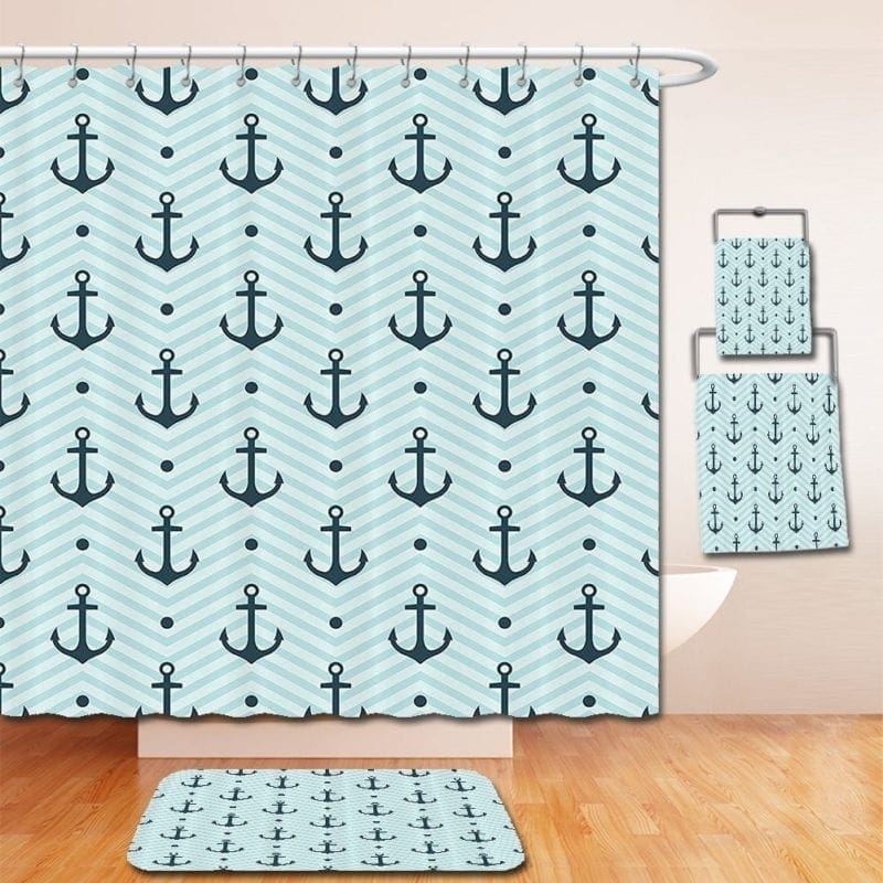 anchor-showercurtain-bath-rug-bathroom-decor-800x800 Anchor Decor & Nautical Anchor Decorations