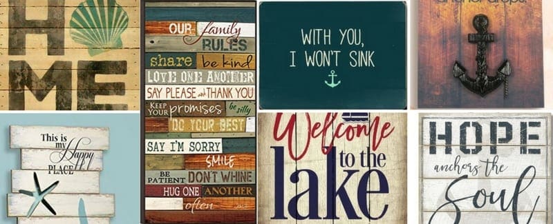 nautical wooden signs