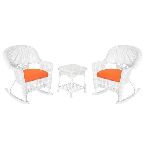 white-wicker-rocking-chairs-with-cushion White Wicker Furniture & White Rattan Furniture