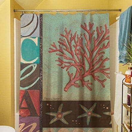 coral-shower-curtain-1 Coral Decor