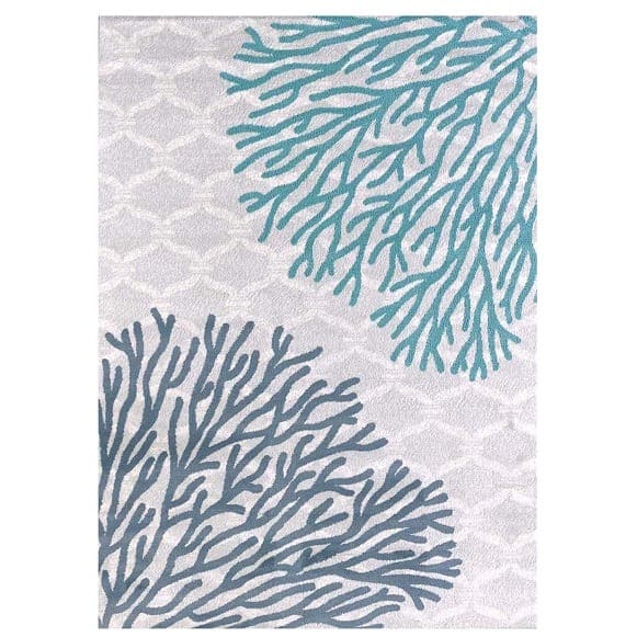 teal-and-blue-coral-rug Coral Decor