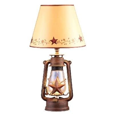 Collections-Etc-Rustic-Country-Star-Lantern-Lamp Nautical Themed Lamps