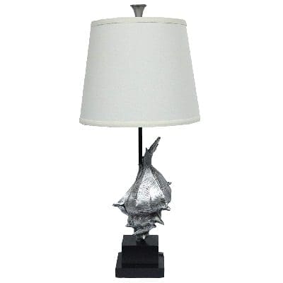 conch-shell-table-lamp Nautical Themed Lamps