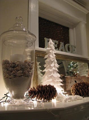 Cozy-Holiday-Dining-Room-by-Hardrock-Construction 34 Beach Christmas Decorating Ideas