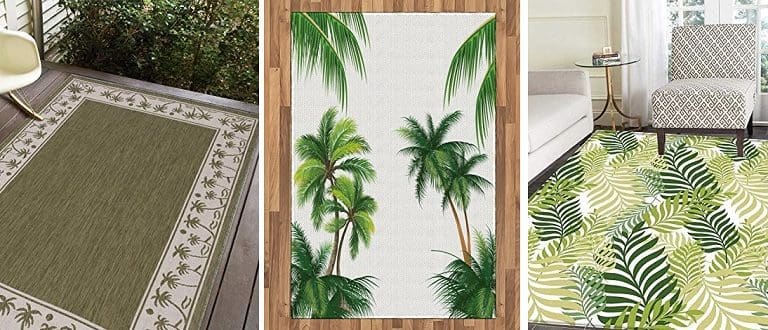 Palm Tree Area Rugs and Palm Tree Runners