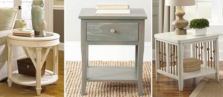 Beachy and Coastal End Tables For Your Living Room