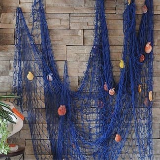 fish-net-decor Nautical Home Decor