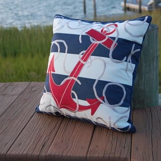 nautical-throw-pillows Nautical Home Decor