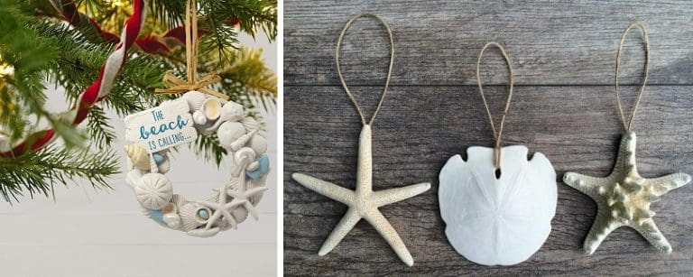 Deck Your Halls with Seashell Christmas Ornaments