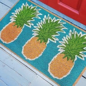Pineapple Doormats and Pineapple Floor Mats