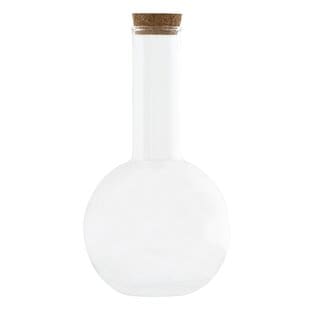 IsenhourLargeGlassBottleDecorativeBottles Large & Small Glass Bottles With Cork Toppers
