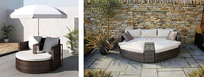 outdoor wicker daybeds