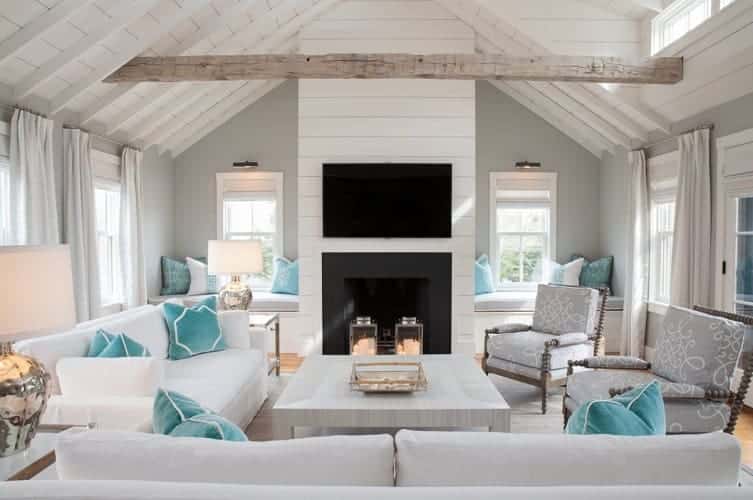 Light-and-Bright-While-Honoring-Gray-by-Carolyn-Thayer-Interiors 101 Beach Themed Living Room Ideas