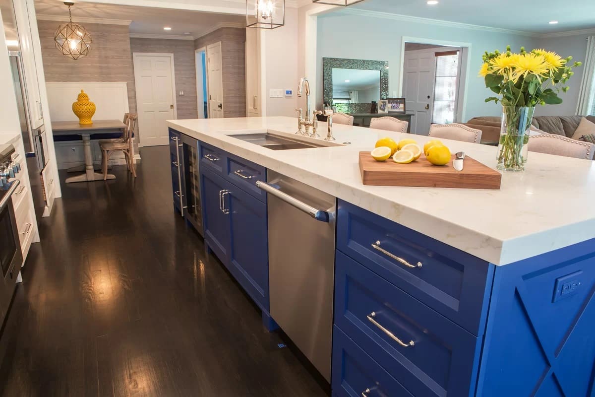 Modern-Beach-Kitchen-by-Monika-Ross-Design-LLC-in-Nautical-Kitchen Beach Kitchen Decor and Coastal Kitchen Decor