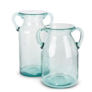 Moreland+Seaglass+2+Piece+Table+Vase+Set
