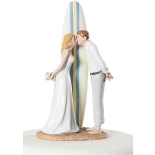 Wedding-Collectibles-Summer-Lovin-Surfer-Beach-Wedding-Cake-Topper Beach Wedding Cake Toppers & Nautical Cake Toppers