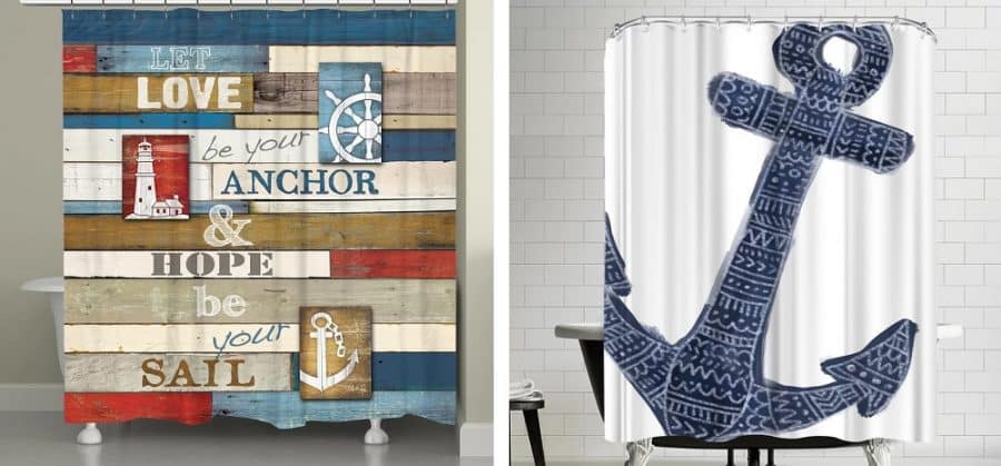 Best Anchor Shower Curtains, Anchor Shower Curtain