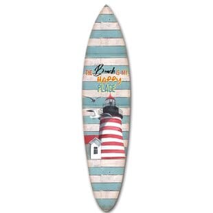 LighthouseSurfboardWallDE9cor 30+ Best Surfboard Themed Wall Hooks 2022